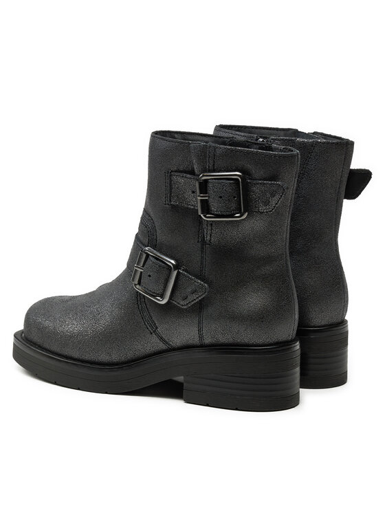 Clarks Clarks Botki Rebelle Buckle 26178889 Srebrny