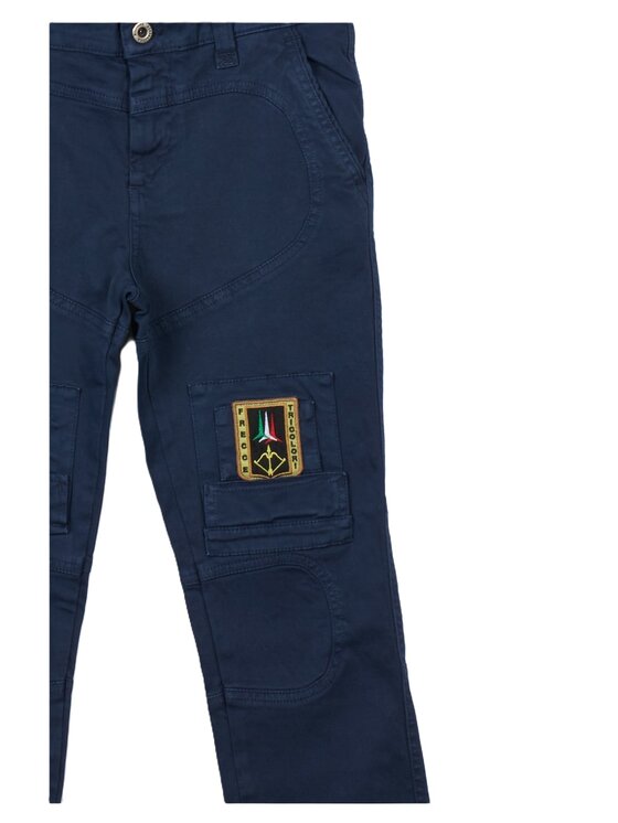 Aeronautica Militare Aeronautica Militare Pantaloni di tessuto Anti-G Blu Regular Fit