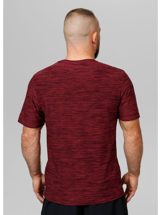 PITBULL PITBULL Koszulka techniczna Koszulka Casual Sport Hilltop 3XL Bordowy Regular Fit