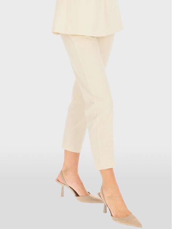 Perso Perso Spodnie damskie PTE242402F Szary Fitted Fit