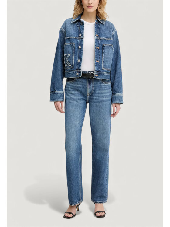 Calvin Klein Jeans Calvin Klein Jeans Μπουφάν μεταβατικό LV047E906G Μπλε Casual Fit