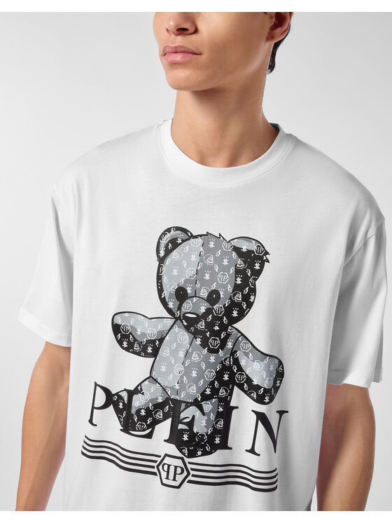 PHILIPP PLEIN PHILIPP PLEIN T-shirt 25579 Bianco Regular Fit