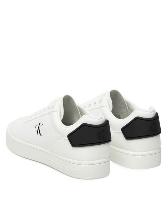 Calvin Klein Jeans Calvin Klein Jeans Sneakersy Classic Cupsole Ru Patch Lth YM0YM01297 Bílá
