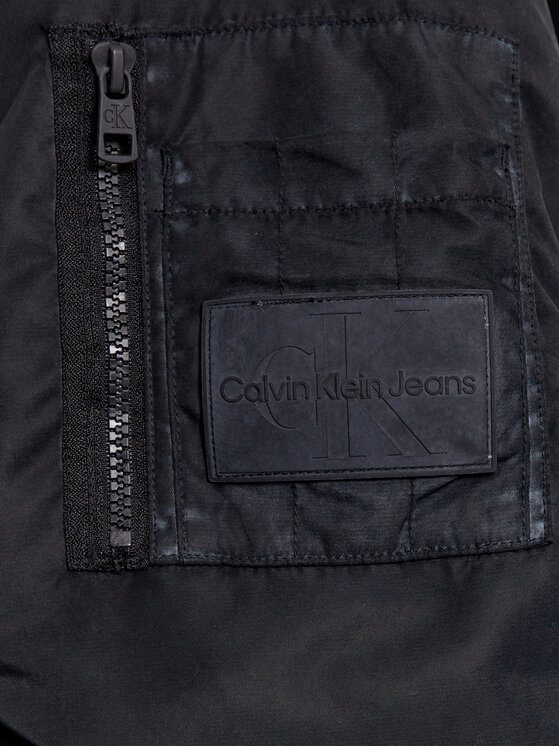 Calvin Klein Jeans Calvin Klein Jeans Μπόμπερ μπουφάν J30J323474 Μαύρο Oversize
