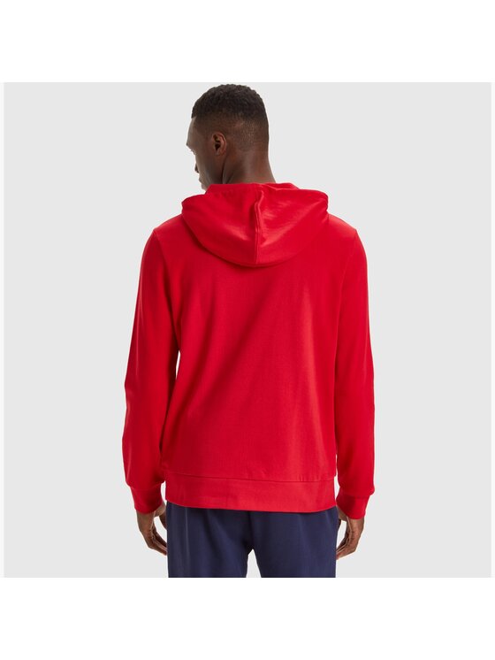 Diadora Diadora Bluza HOODIE BIG LOGO Czerwony Basic Fit