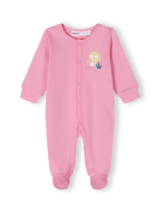 minoti minoti Pajac 24babypack13 Fioletowy Regular Fit