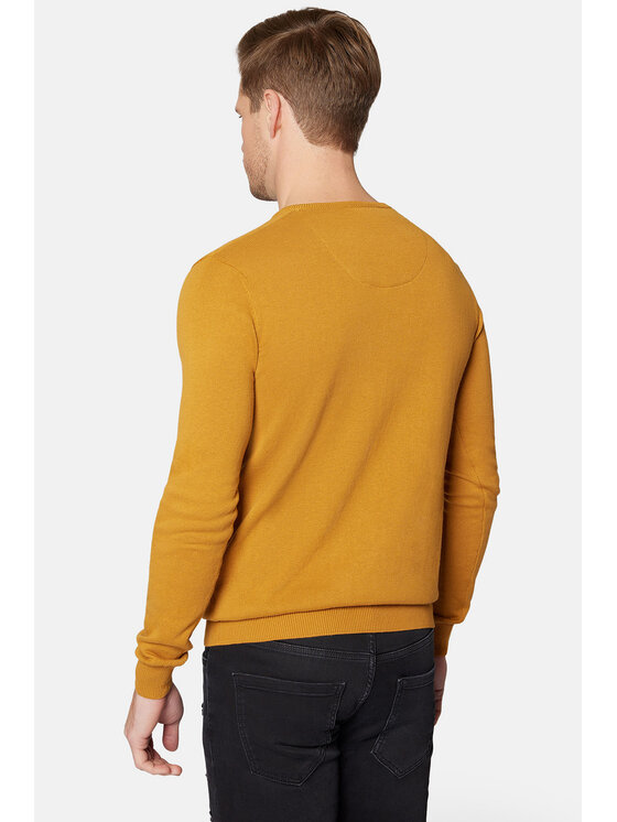 Lancerto Lancerto Sweter Lenny SW073223000040 Żółty Regular Fit