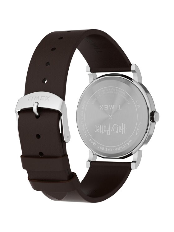 Timex Timex Zegarek TW2Y76300 Brązowy