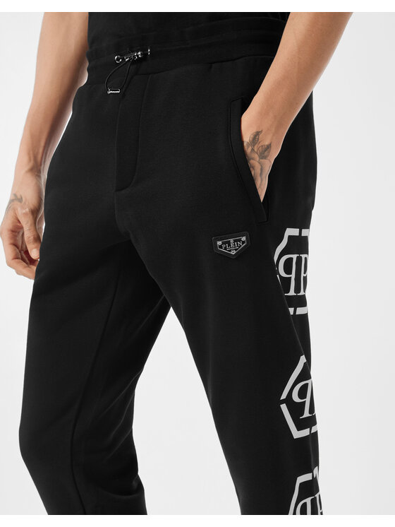 PHILIPP PLEIN PHILIPP PLEIN Joggery 25569 Czarny Jogger Fit