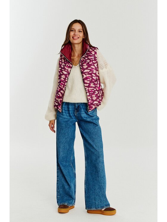 NAOKO NAOKO Vesta Midnight Berry Bordó Regular Fit