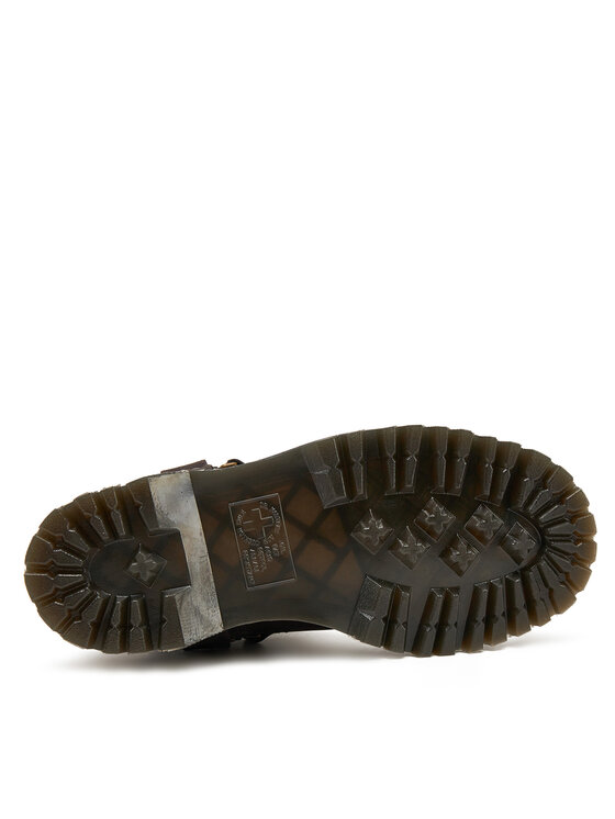 Dr. Martens Dr. Martens Botki Anistone Tall Leather Biker31901201 Brązowy
