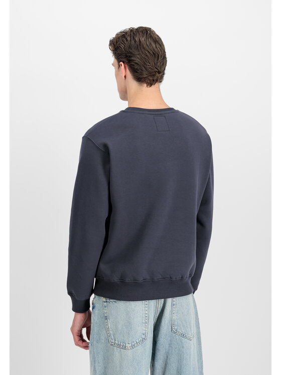 Alpha Industries Alpha Industries Bluza Basic Small Logo Sweatshirt Fioletowy Regular Fit