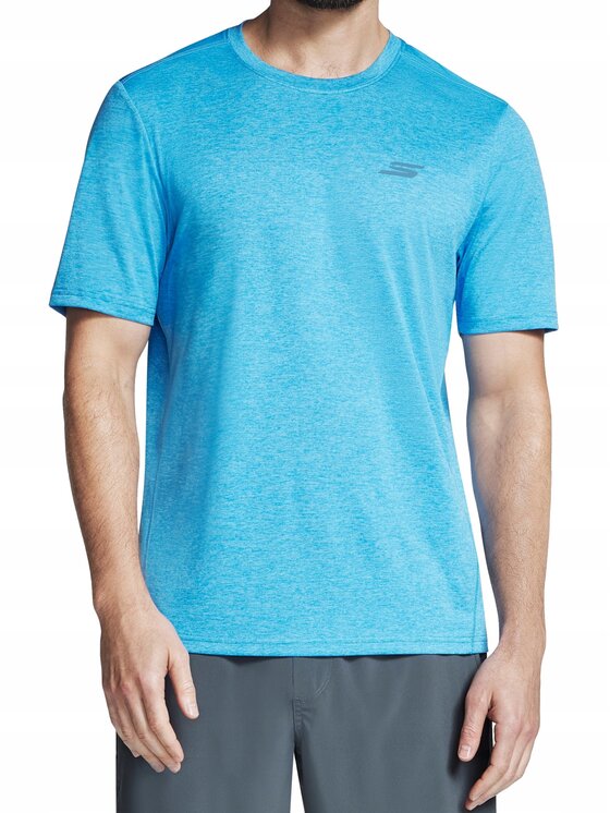 Skechers Skechers T-Shirt TS233-TQPR Niebieski Standard Fit