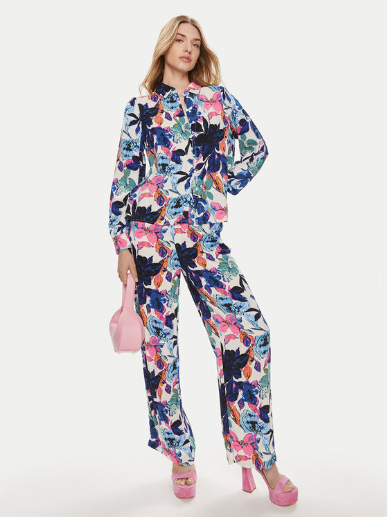 YAS YAS Παντελόνι υφασμάτινο Alara 26033658 Έγχρωμο Loose Fit