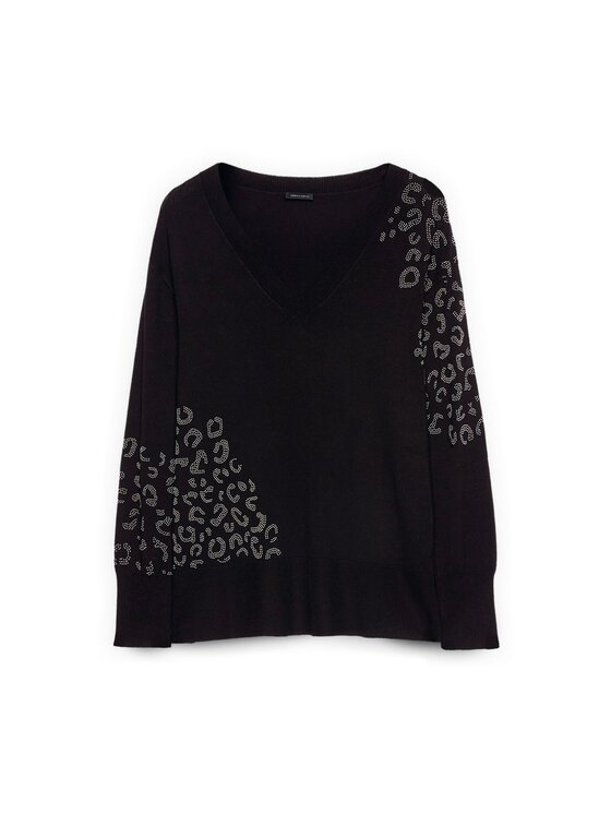 Fiorella Rubino Fiorella Rubino Maglione M656L008030N033 Nero Regular Fit