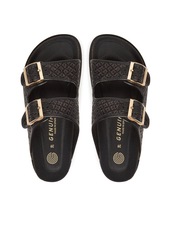 Genuins Genuins Plätud Hawaii Raffia G106362 Must