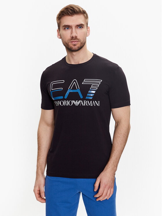 EA7 Emporio Armani T-Shirt 3RPT07 PJLBZ 1200 Černá Regular Fit | Modivo.cz