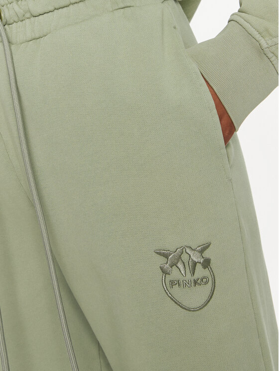 PINKO Pinko Sportinės kelnės Carico 100371 A1N7 Žalia Regular Fit