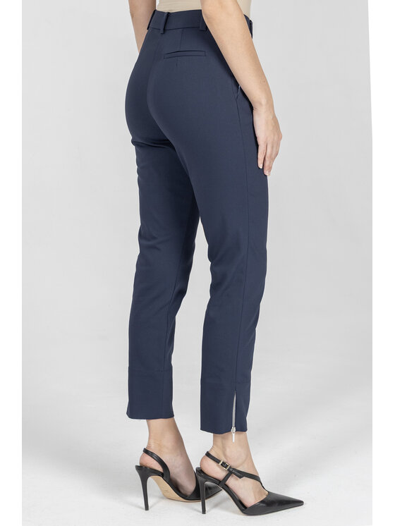Deni Cler Milano Deni Cler Milano Spodnie materiałowe W-DC-5225-F2-G4-59-1 Granatowy Slim Fit