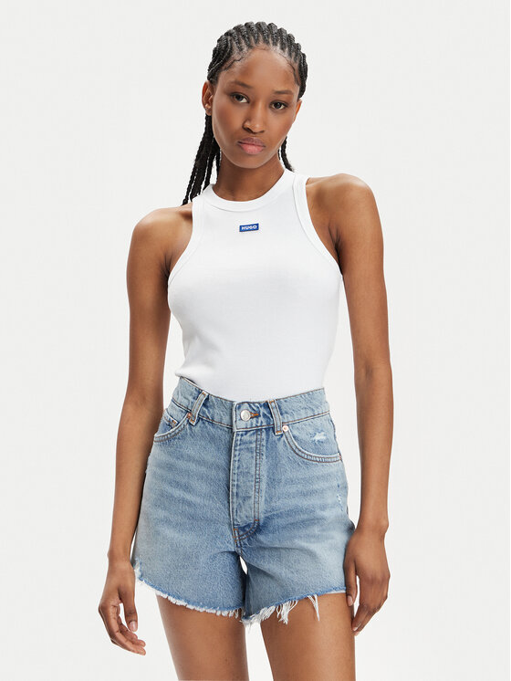 HUGO Hugo Top Easy 50508857 Bijela Slim Fit