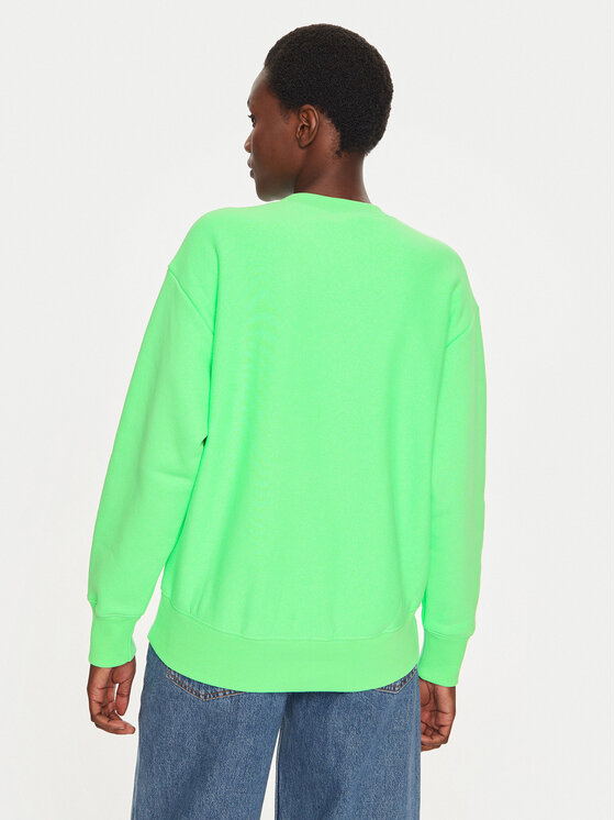 Champion Champion Majica dugih rukava 116240 Zelena Loose Fit
