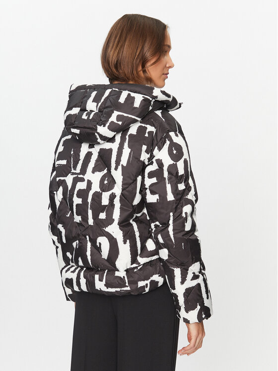 Deha Deha Пуховик D93840 Чорний Regular Fit