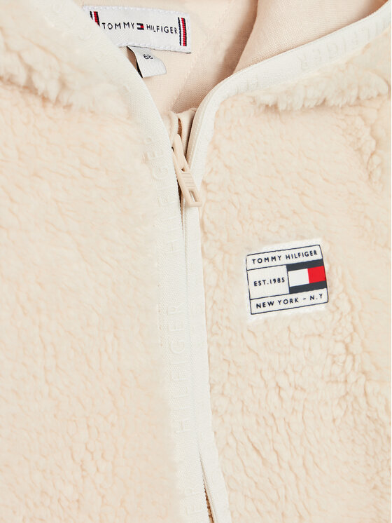 Tommy Hilfiger Tommy Hilfiger Ολόσωμη φόρμα Baby Sherpa KN0KN01499 Μπεζ Regular Fit