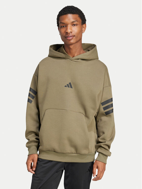 adidas adidas Μπλούζα Future Icons 3-Stripes JD4856 Πράσινο Regular Fit