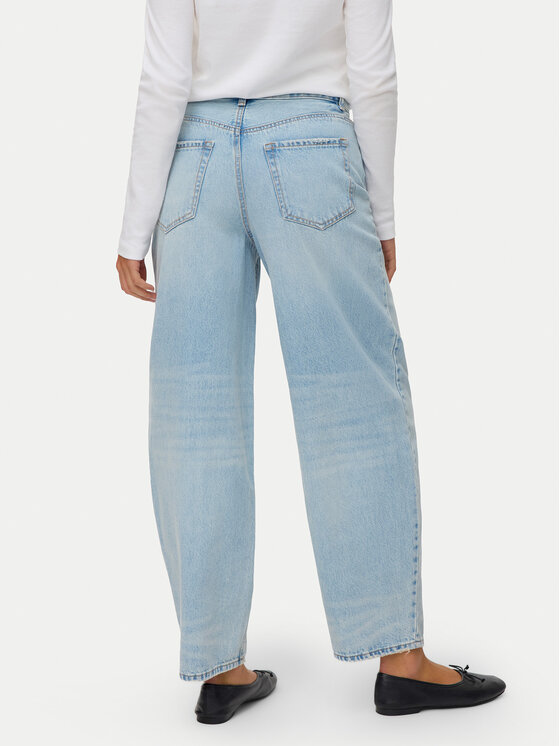Vero Moda Vero Moda Jeansy Billie 10330900 Niebieski Barrel Fit