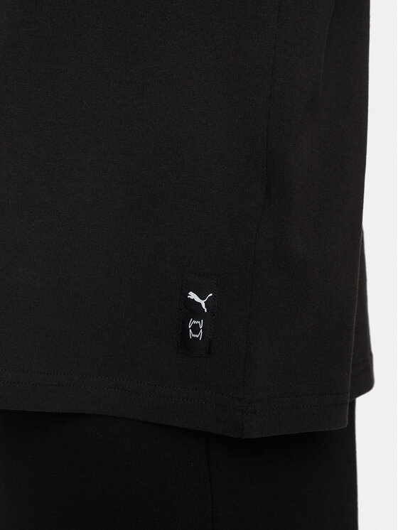 Puma Puma Тишърт Crowd Craze 1 627214 Черен Oversize
