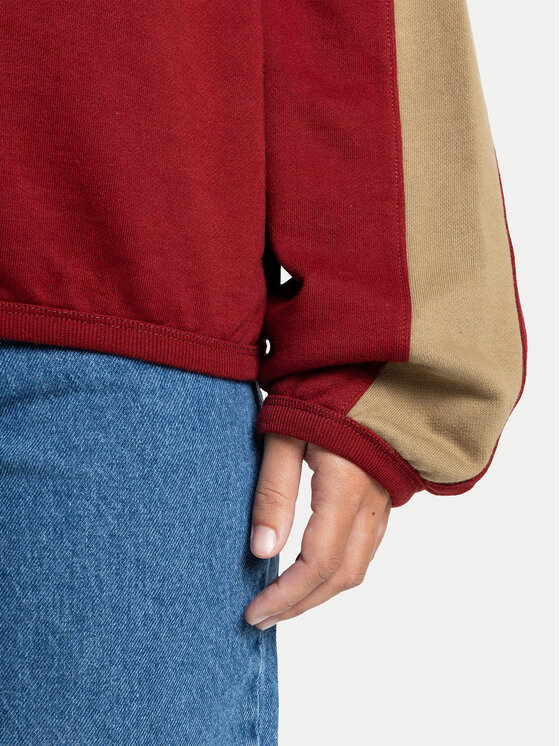 Quiksilver Quiksilver Світшот Mercury Block EQWFT03202 Червоний Boxy Fit