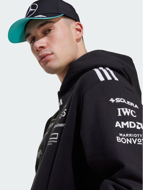 adidas adidas Bluza techniczna 148147 Czarny Loose Fit