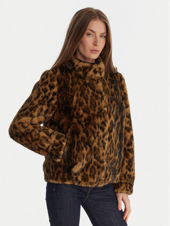Guess Guess Szőrme W5BL65 W3900 Barna Regular Fit