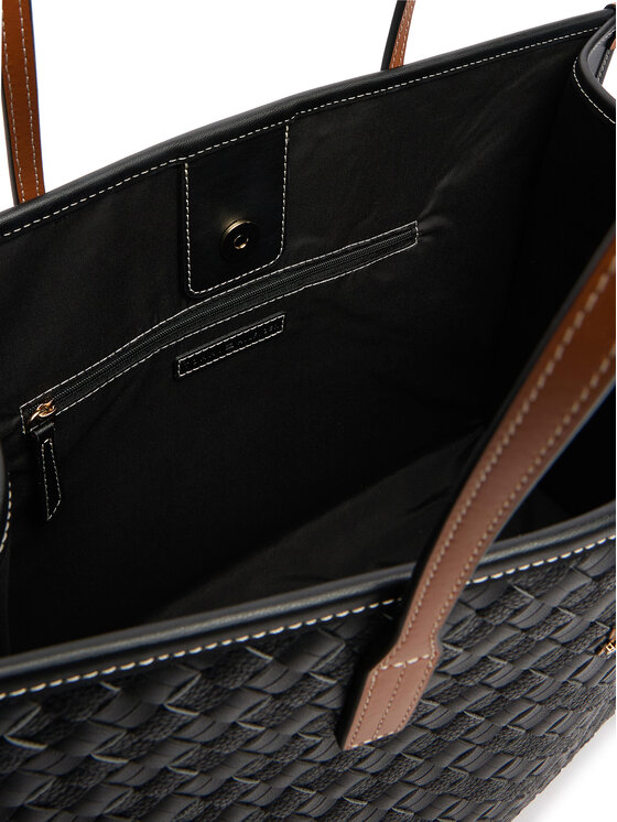 Tommy Hilfiger Tommy Hilfiger Kabelka Th City Tote AW0AW18394 Černá