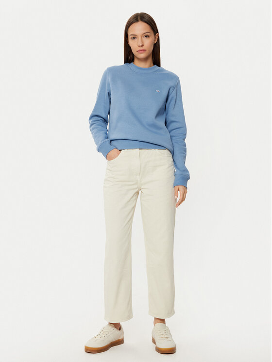 Tommy Jeans Tommy Jeans Blugi DW0DW19392 Écru Straight Fit
