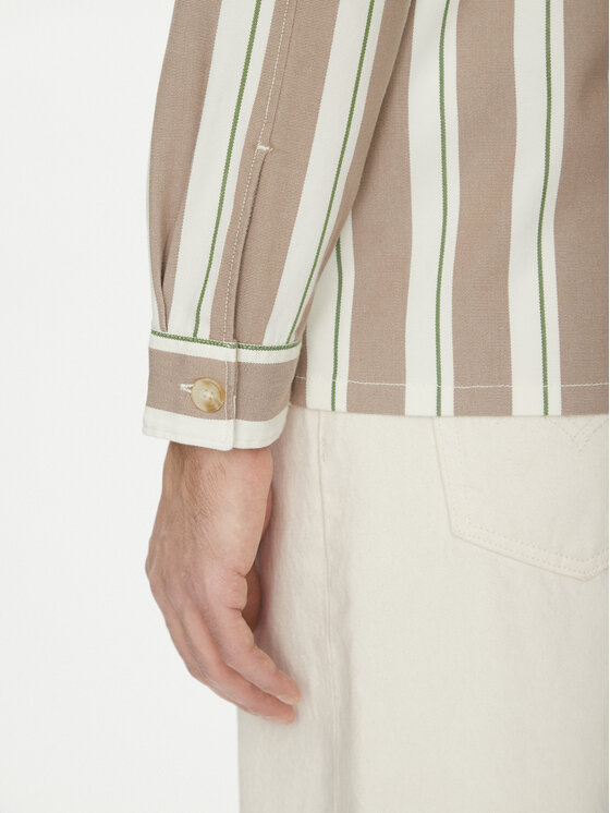 Marc O'Polo Marc O'Polo Marškiniai 522 7348 74184 Smėlio Relaxed Fit