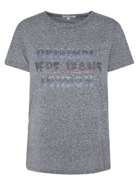 Pepe Jeans Pepe Jeans T-Shirt Dani Szary Regular Fit