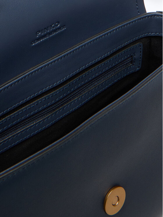 PINKO PINKO Дамска чанта Saddle Mini PE PLTT 103831 A1ZX Син