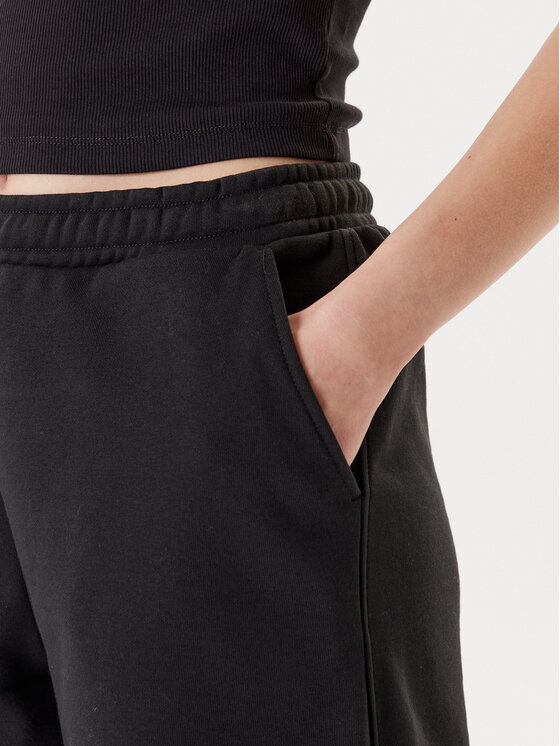Tommy Jeans Tommy Jeans Pantaloni scurți sport Linear DW0DW21152 Negru Relaxed Fit