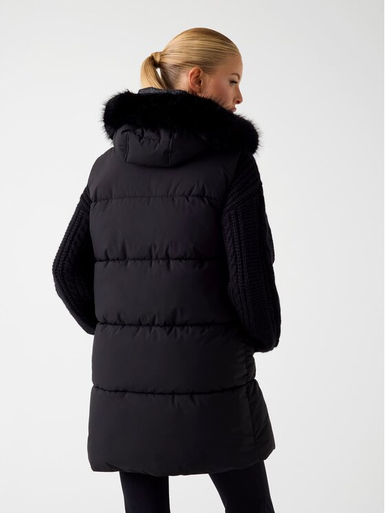 Guess Guess Prehodna jakna 179613 Črna Classic Fit