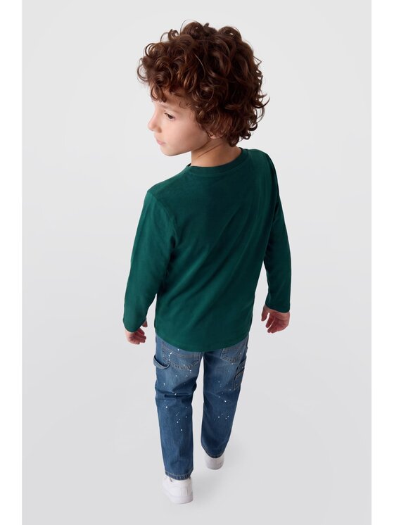 Guess Kids Guess Kids T-Shirt 184439 Zelená Classic Fit