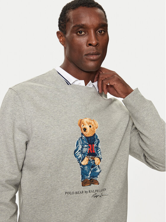 Polo Ralph Lauren Polo Ralph Lauren Džemperis ar kapuci 710953718003 Pelēks Regular Fit