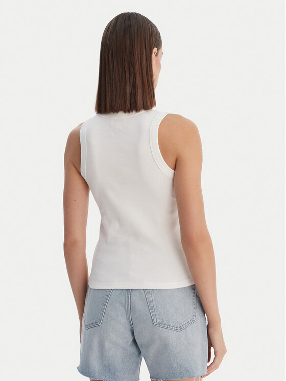 Calvin Klein Jeans Calvin Klein Jeans Felső LV047E200G Fehér Slim Fit