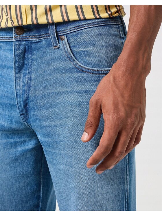 Wrangler Wrangler Jeansy Texas Niebieski Straight Fit