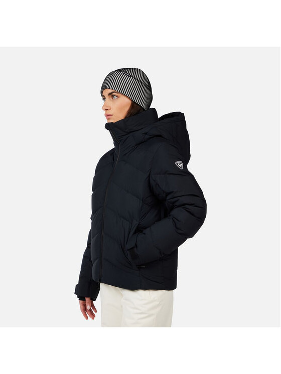 Rossignol Rossignol Kurtka narciarska W Wispile Ripstop Down Jkt Czarny Regular Fit