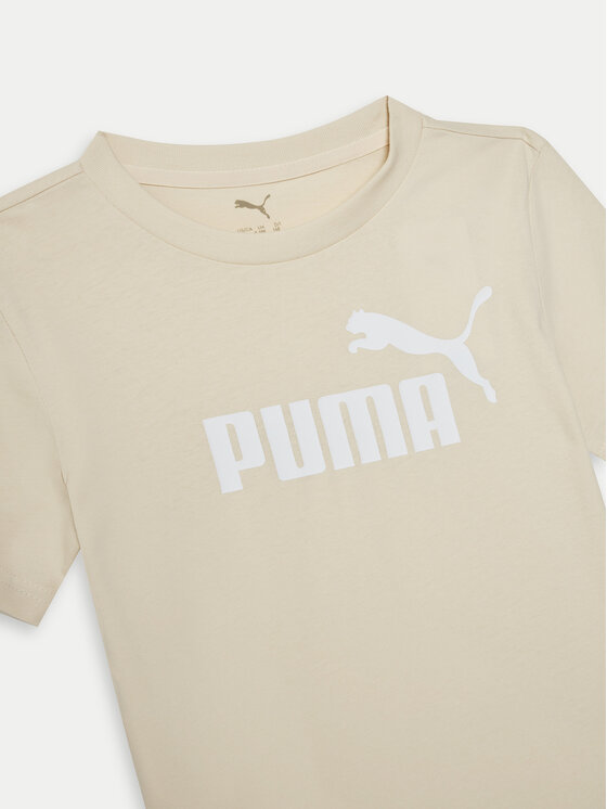 Puma Puma T-särk Ess No. 1 Logo 684892 Beež Regular Fit