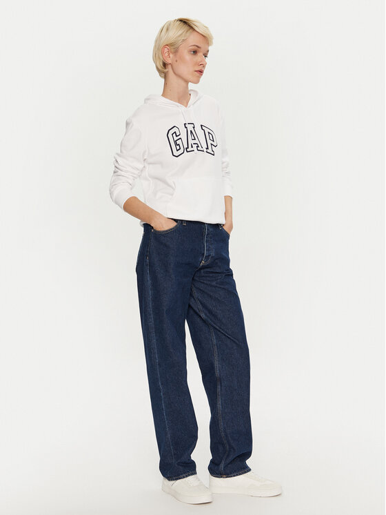 Gap Gap Džemperis 870537-01 Balta Regular Fit