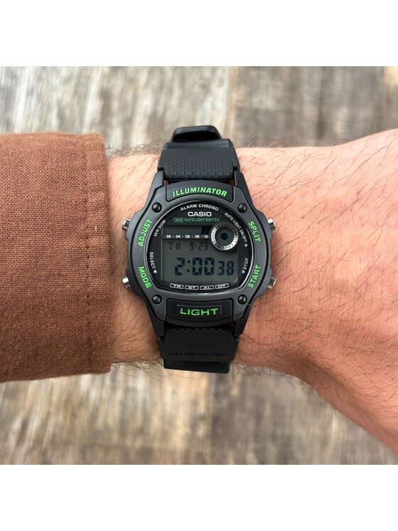 Casio Casio Zegarek W-220H-1A3VEF Czarny
