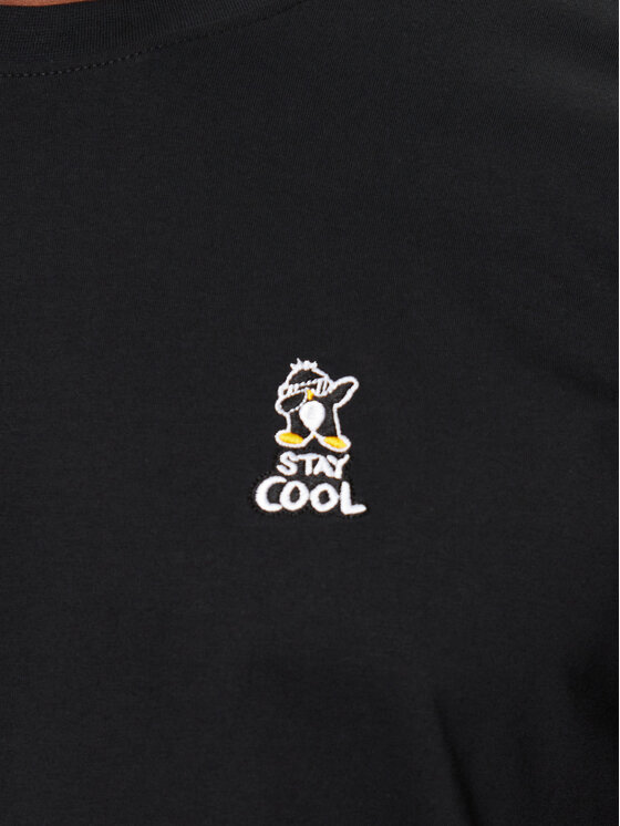 Lindbergh Lindbergh T-Shirt 30-400235 Schwarz Relaxed Fit