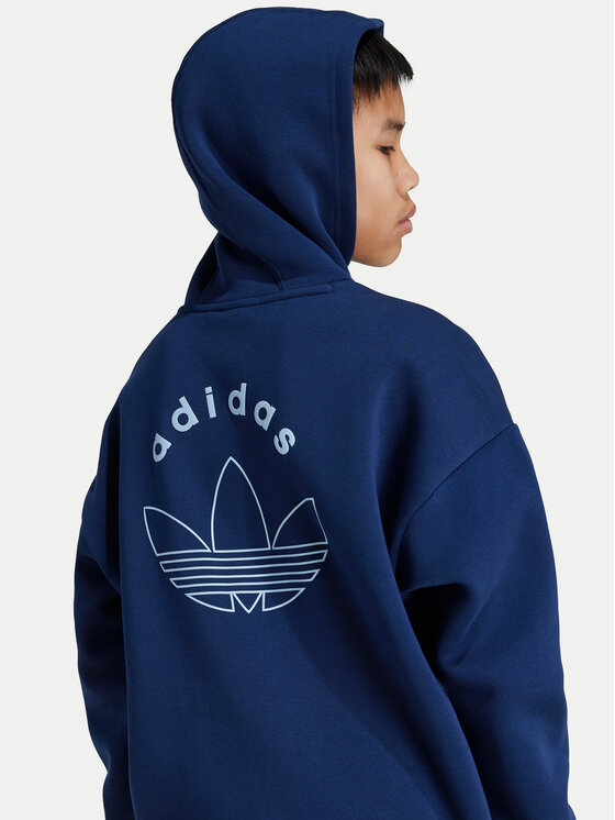 adidas adidas Majica dugih rukava Graphic IX6843 Tamnoplava Relaxed Fit